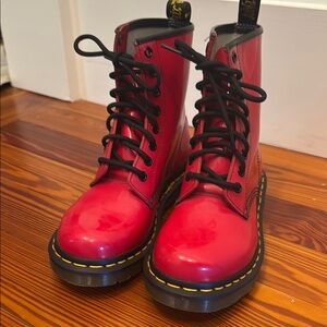 Dr. Martens 1460 Women's Red Leather Boots NWOT
